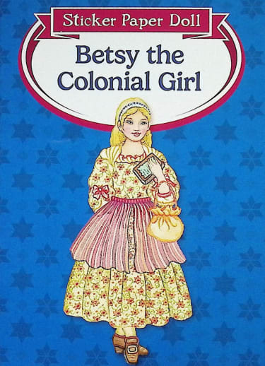 Betsy the Colonial Girl Sticker Paper Doll