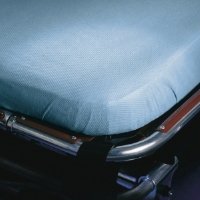 Snug-Fit Fitted Stretcher Sheet, Blue, 30 x 84 Inch MK 583017