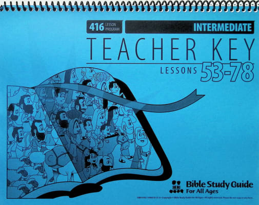 Intermediate Teacher Key for Lessons 053-78