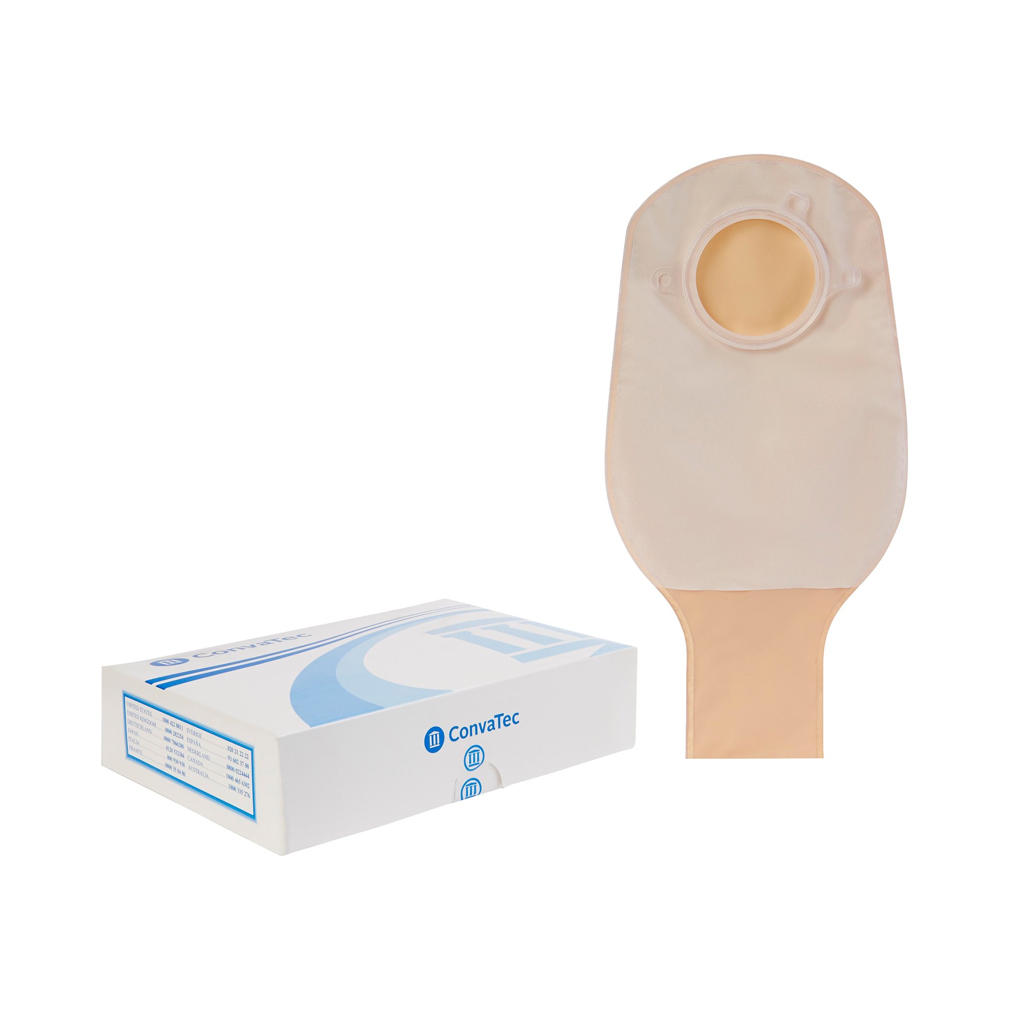 Sur-Fit Natura Two-Piece Opaque Colostomy Pouch, 12-Inch Length, 2 Inch Flange MK 325417
