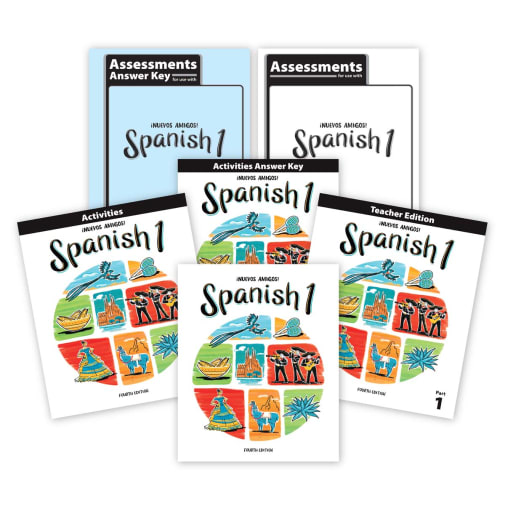 BJU Press Spanish 1 Homeschool Kit 4th Edition