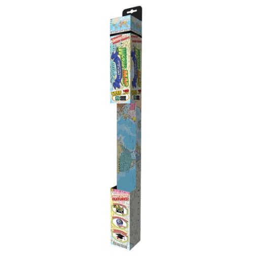 World Map: Geography & Nations Smart Chart (Small)