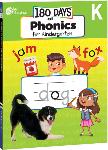 180 Days: Phonics for Kindergarten