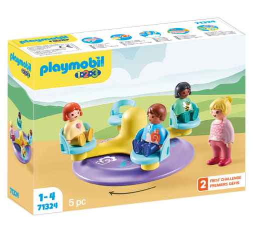 Playmobil Number-Merry-Go-Around 1.2.3 (Playmobil 1.2.3)