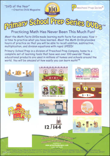 Meet the Math Facts 4 DVD Box Set (addition/subtraction