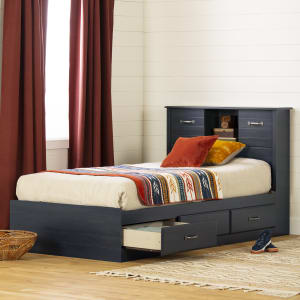 Ulysses - Storage Bed and Bookcase Headboard Set Ulysses - Storage Bed and Bookcase Headboard Set