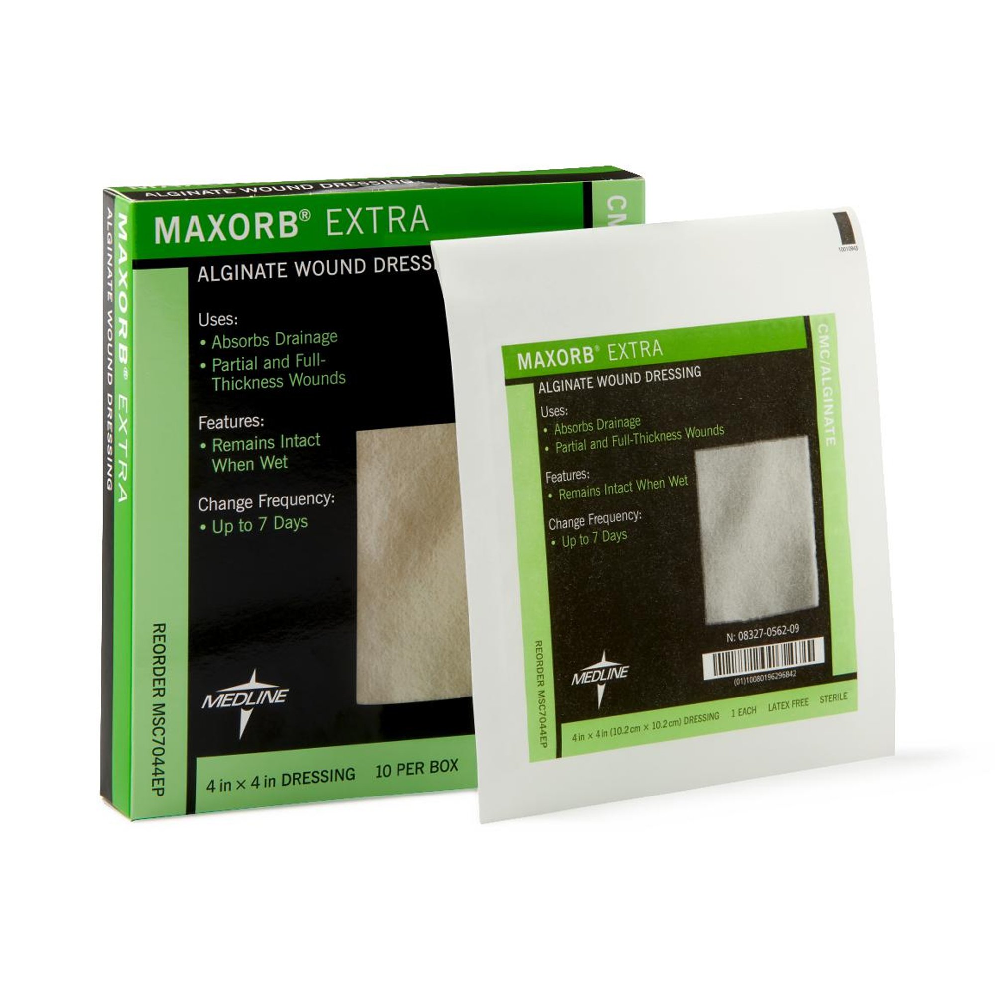 Maxorb Extra Calcium Alginate Dressing, 4 x 4 Inch MK 476569