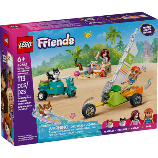 LEGO Friends Surfing Dogs and Scooter Adventure (42641)
