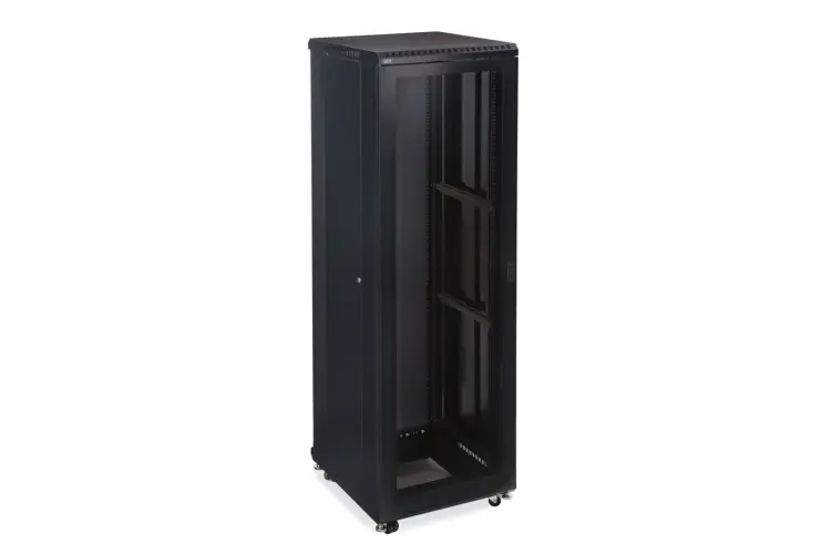 42U LINIER Server Cabinet - Vented/Vented Doors - 24in Depth