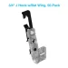 3/4in Bat Wing J Hook, 50-Pack