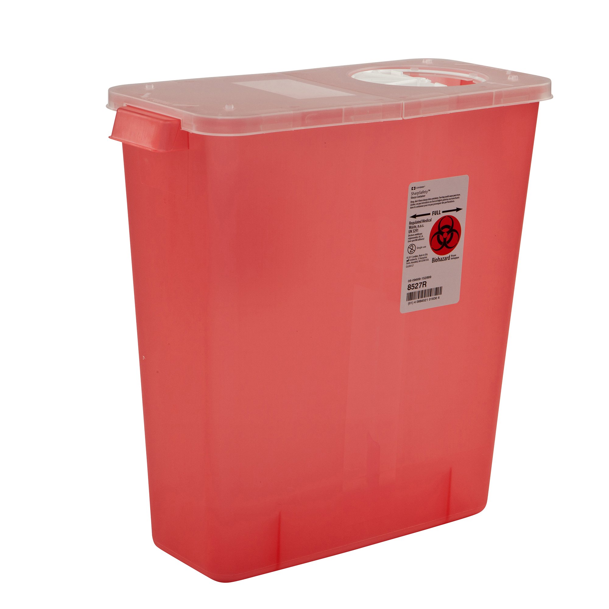 In-Room Multi-purpose Sharps Container, 3 Gallon, 13 x 13 x 6 Inch MK 223368