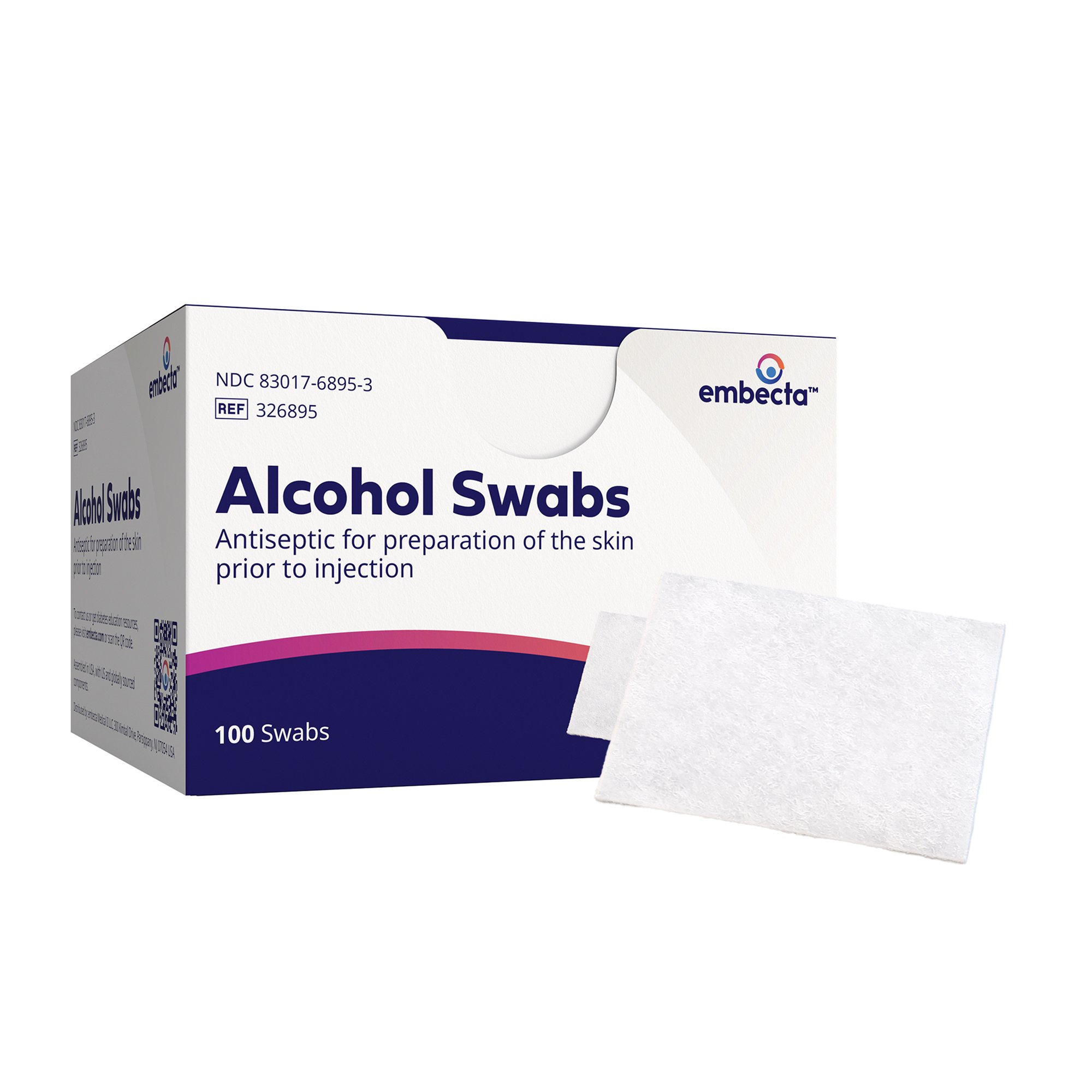 BD Alcohol Prep Pads, 3/4 x 1 Inch MK 915121