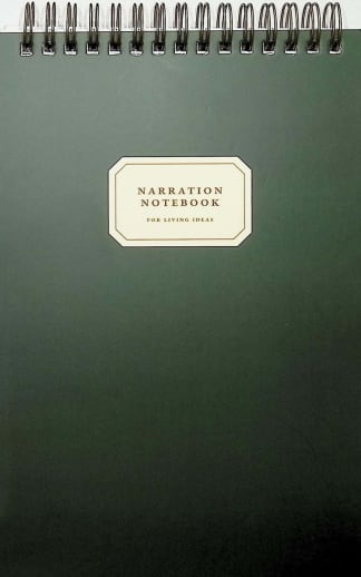 Narration Notebook - Forest Green