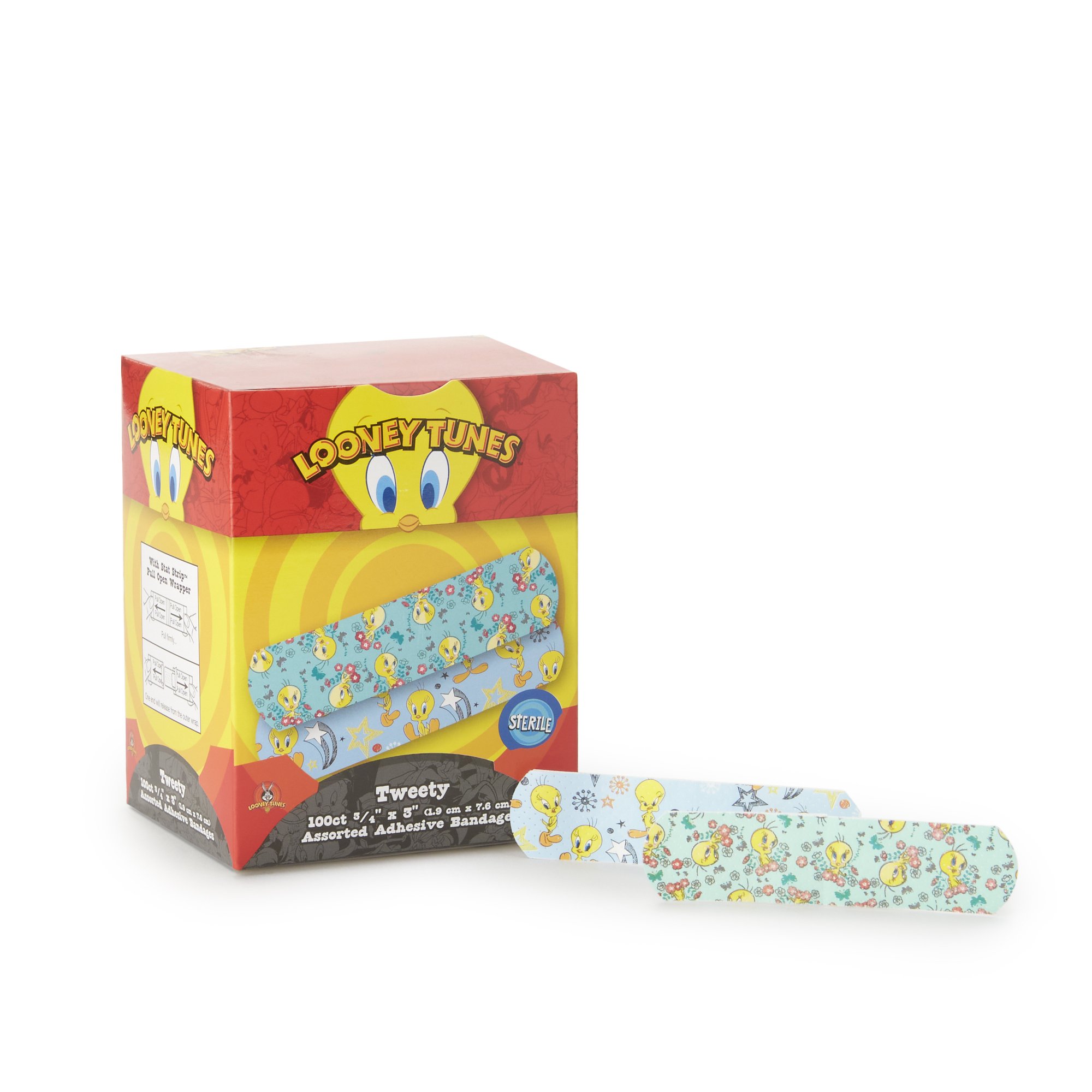 Looney Tunes Stat Strip Tweety Design Adhesive Strip,  x 3 Inch MK 557631