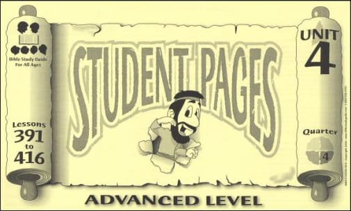 Advanced Student Pages for Lessons 391-416