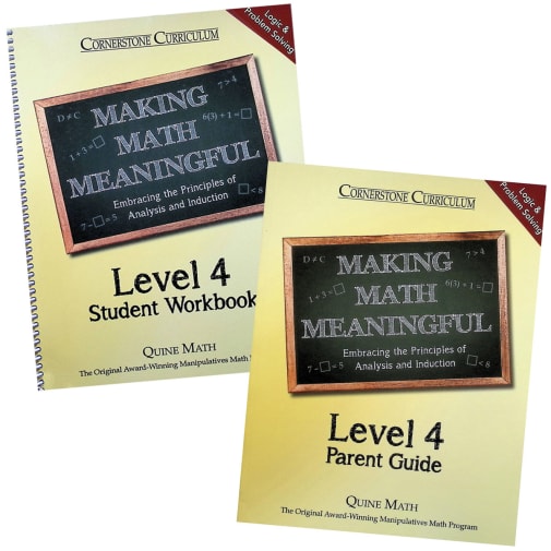 Making Math Meaningful 4 Parent/Teacher Combo Set (Revised Editions)
