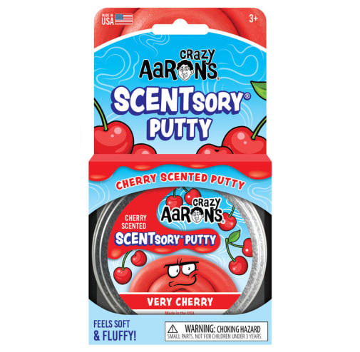 Crazy Aaron's Very Cherry Putty 2.75" Tin (Fruities Scentsory Putty)