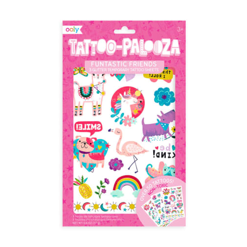Tattoo-Palooza Temporary Glitter Tattoos - Funtastic Friends