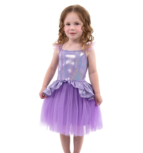 Little Adventures Lilac Tutu Dress, Size M (Ages 3-5)