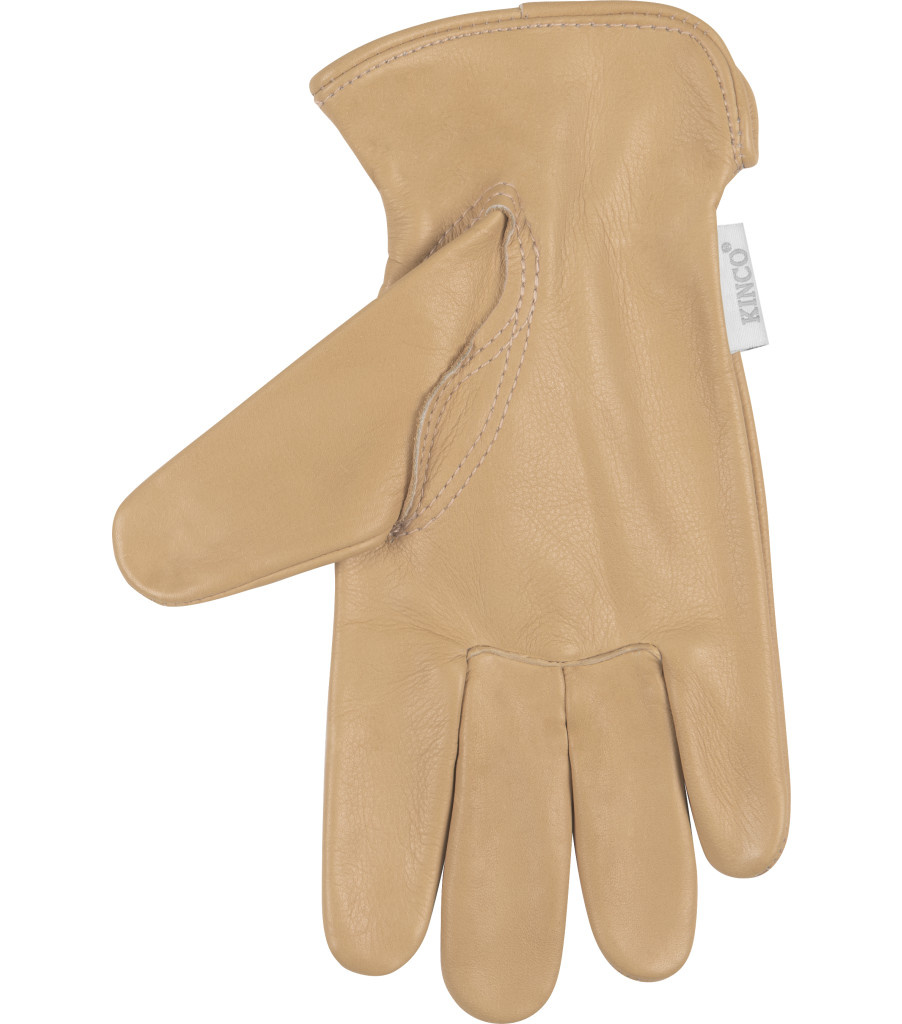 Women's Lined Grain Cowhide Driver, Golden, large image number 1