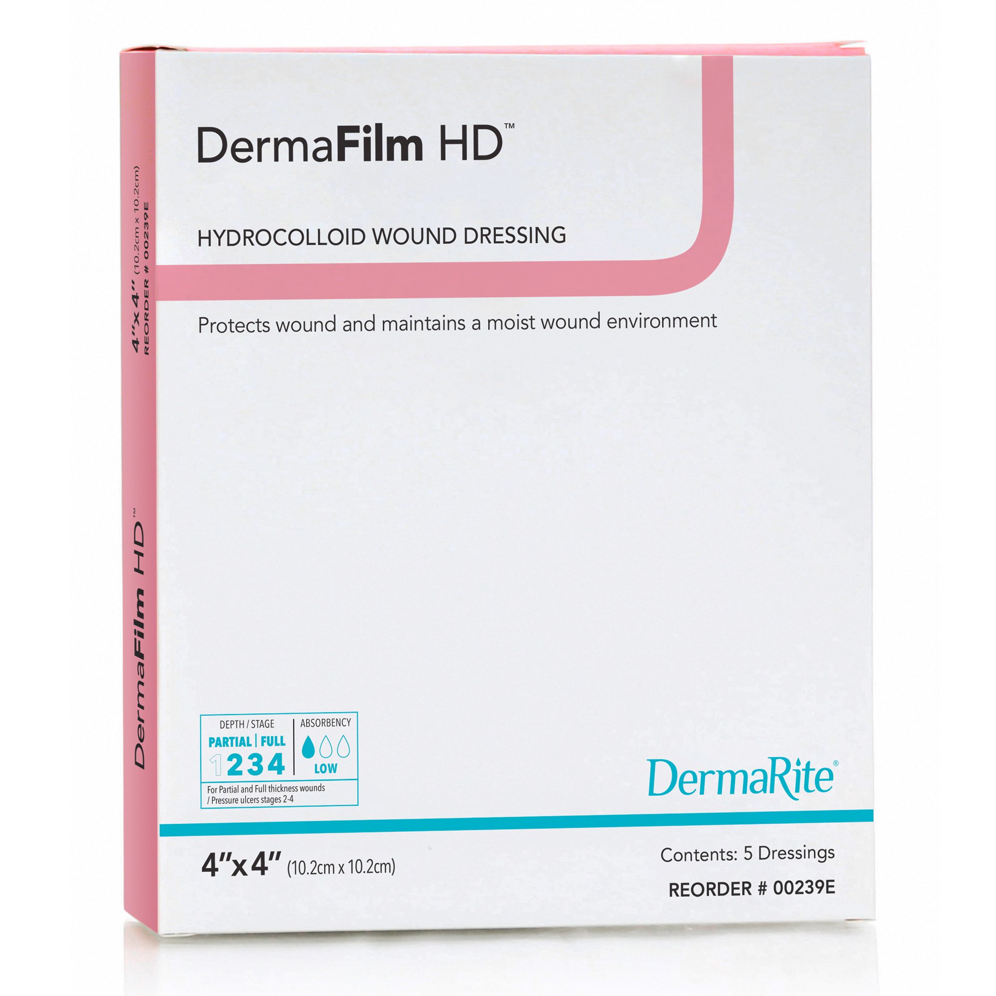DermaFilm HD Hydrocolloid Dressing, 4 x 4 Inch MK 584130