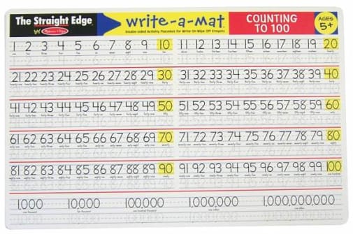 Counting to 100 Write a Mat