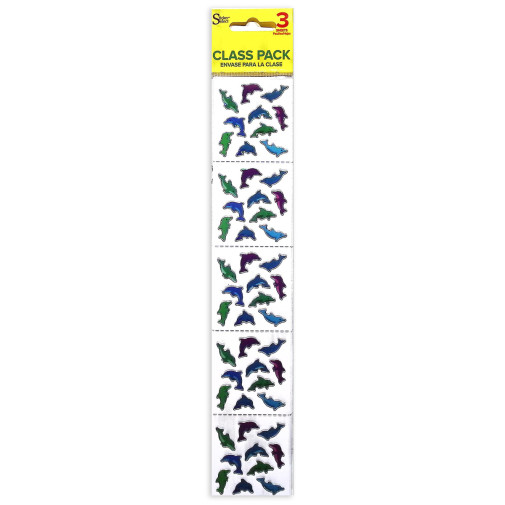 Dolphins (Sparkle) Stickers (Prismatic)