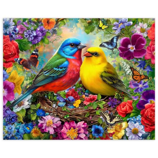 Spring Birds Serenade Puzzle (500 pieces)