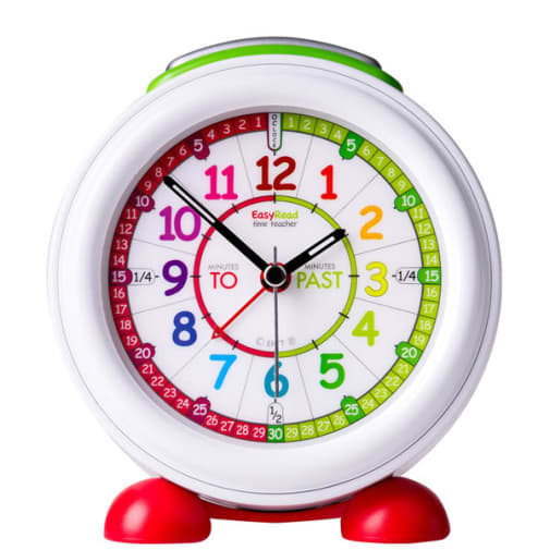 EasyRead Alarm Clock Past & To - Rainbow Face