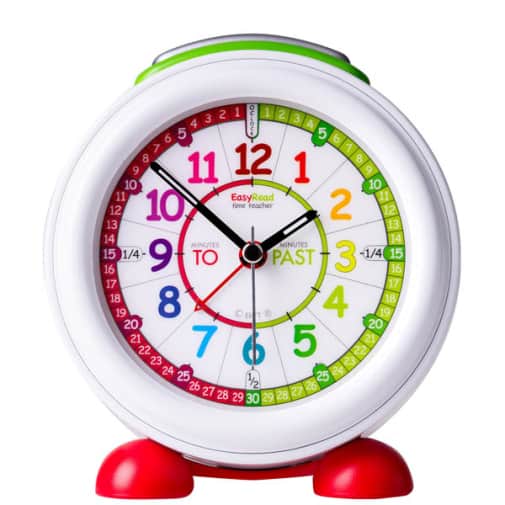 EasyRead Alarm Clock Past & To - Rainbow Face