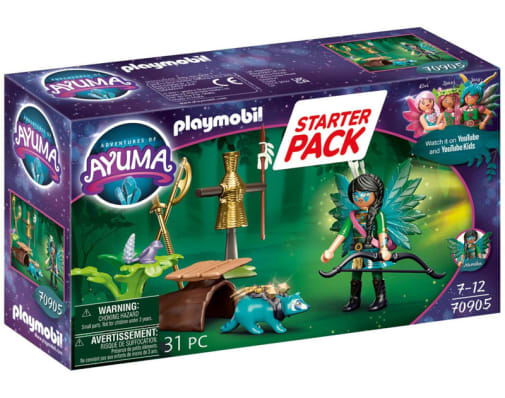 Playmobil Adventures of Ayuma Starter Pack Knight Fairy with Raccoon