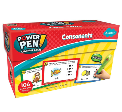 Power Pen Learning Cards - Consonants