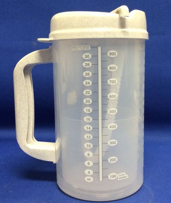 Graduated Drinking Mug, Gray, 32 ounce MK 1123222