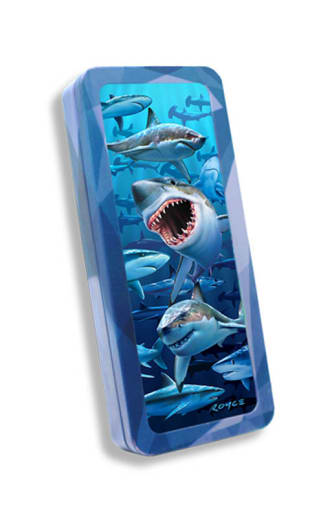 Sharks 3D Pencil Tin