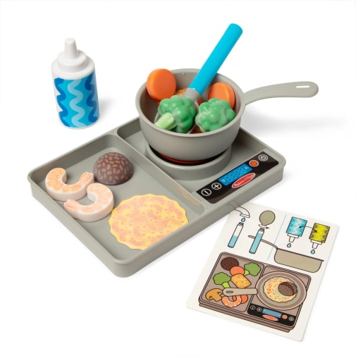 Melissa & Doug Water WOW! Simmer & Stir Stove-top Play Set