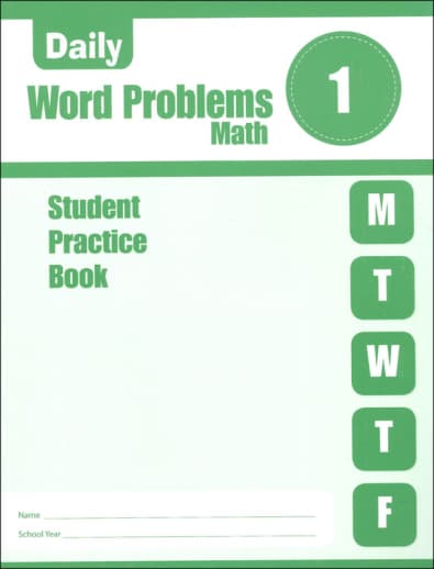 Daily Word Problems Grade 1 - Individual Student Workbook