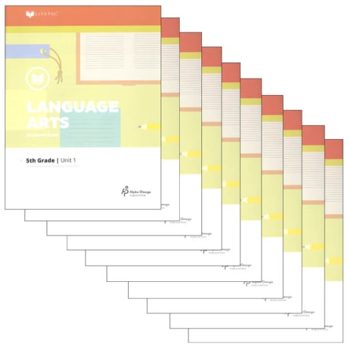 Language Arts 5 Lifepacs Only