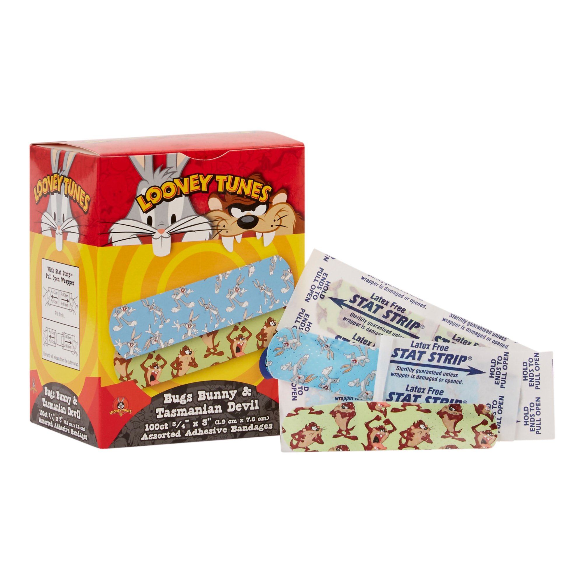 Looney Tunes Stat Strip Adhesive Strip,  x 3 Inch MK 278007