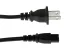 AC Power Cord, C7 to 1-15P, 18AWG, Black