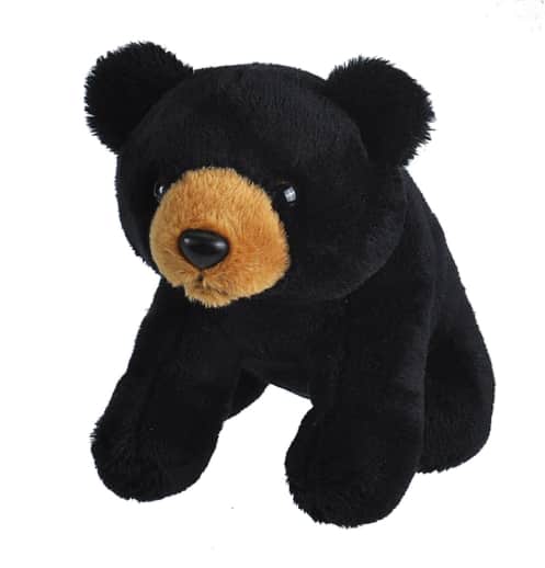 Wild Republic Pocketkins-Eco Black Bear 5" Plush