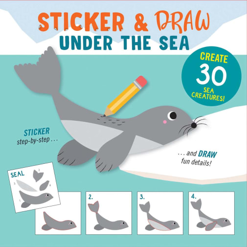 Sticker & Draw Book - Under The Sea