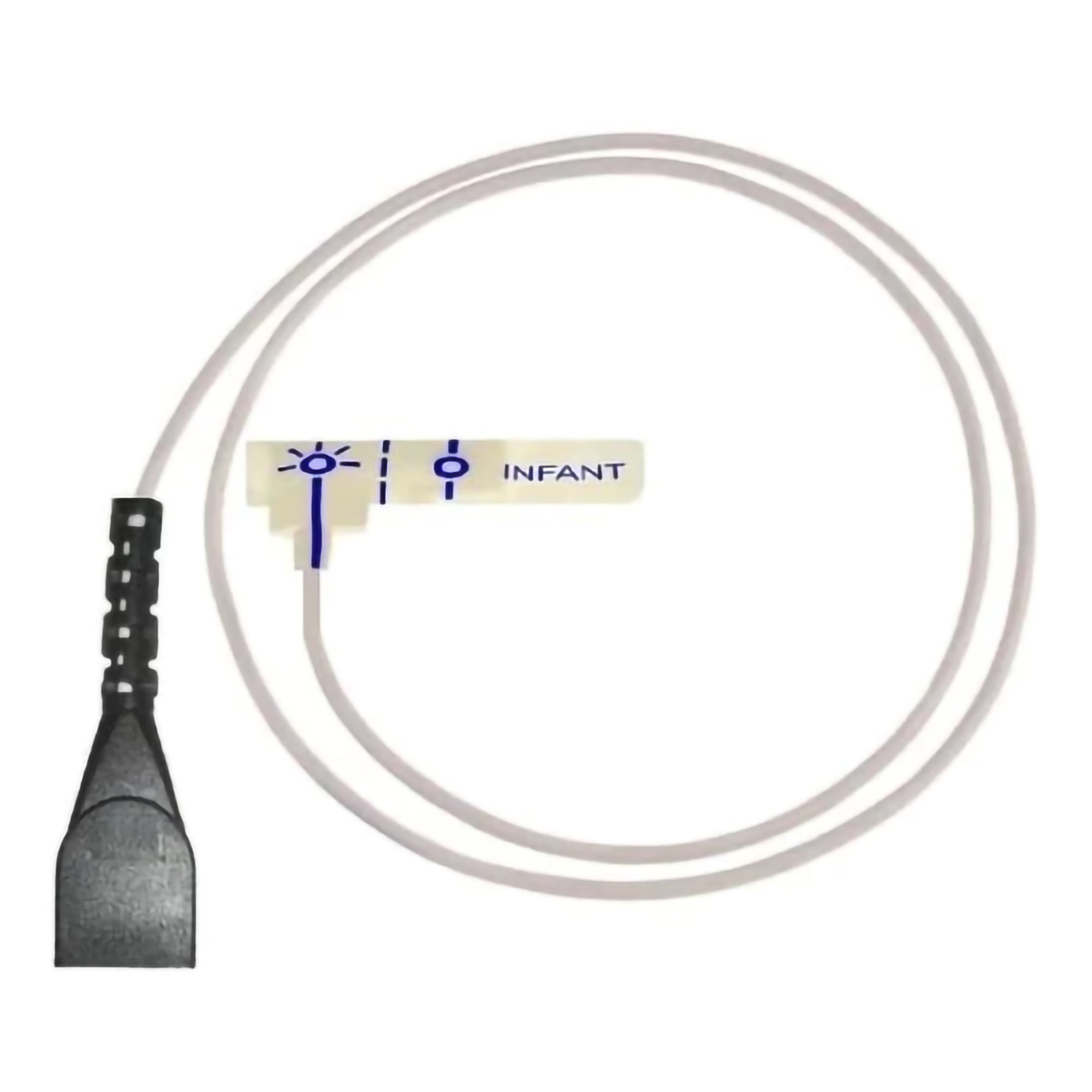SpO2 Sensor Sensoronics Finger Infant Single Patient Use 3 Foot Cord MK 1068854
