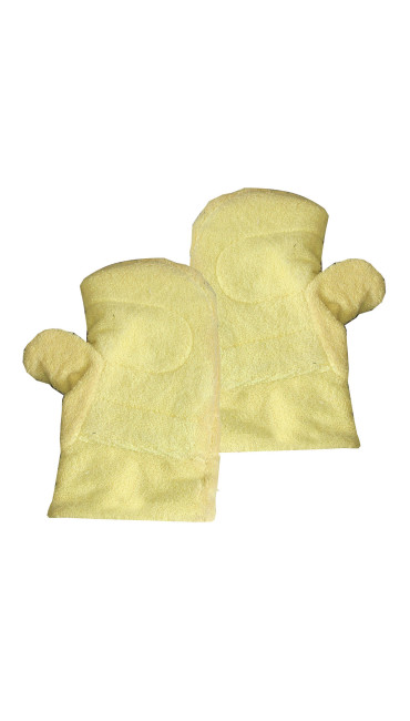 11" Quilted High Heat Mittens: 22 oz. Kevlar® Terry