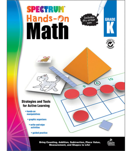Spectrum Hands-On Math: Grade K