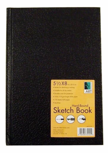 Sketch Book Hard-Bound 5.5"x8"