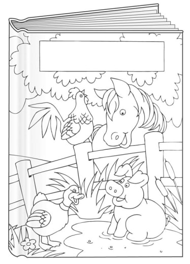 Farm Animals Big Bare Book (8-3/8" x 11")