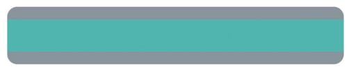 Double Wide Sentence Strip Reading Guide - Aqua