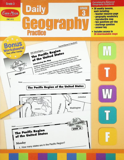 Daily Geography Practice Gr. 3