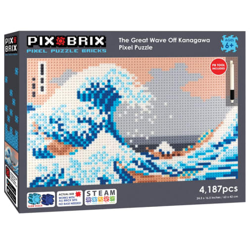 Pix Brix Great Wave Pixel Puzzle