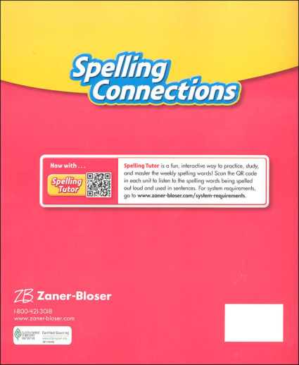【最新入荷】 Grade Connections Spelling Zaner-Bloser 2 Edition Student 語学・辞書・学習参考書